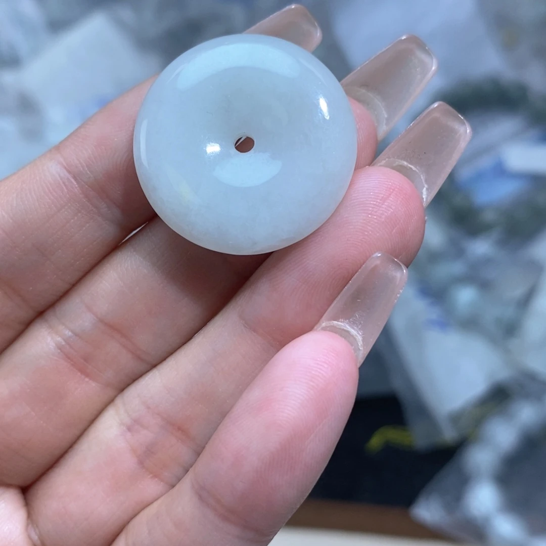 翡翠未镶嵌手链翡翠平安扣