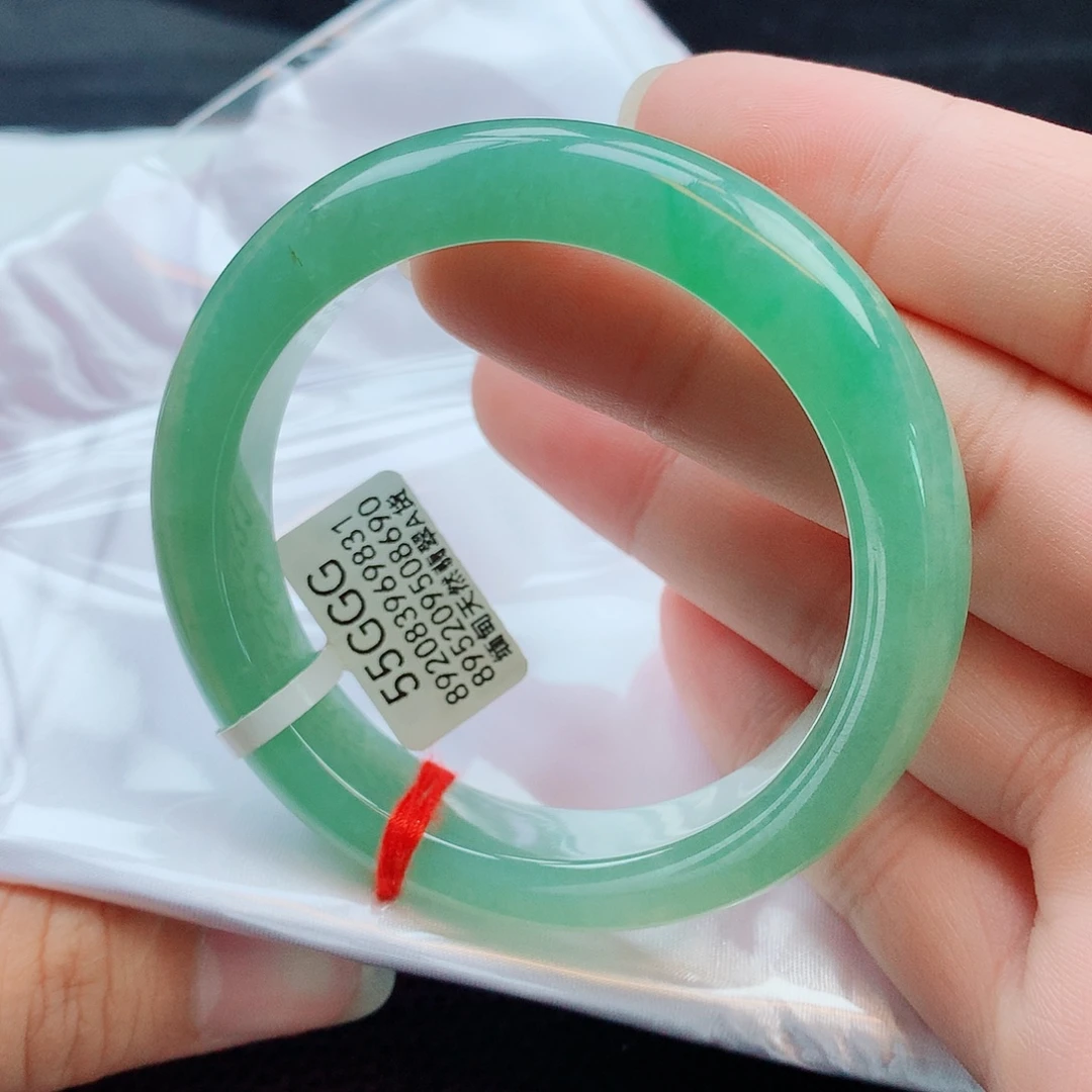 翡翠未镶嵌手镯天然缅甸翡翠A货手镯