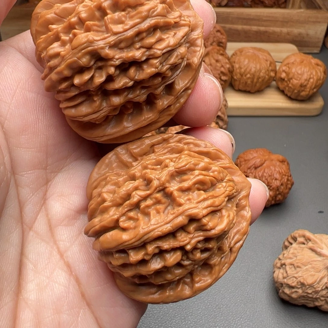 把件文玩核桃三角楼