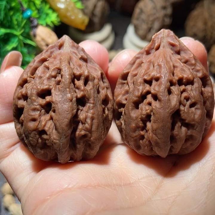 把件文玩核桃东北楸子小雪1