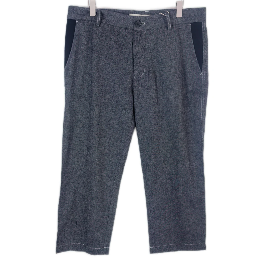 DEPO2781男士春夏时尚休闲七分时尚百搭舒适休闲直筒七分裤