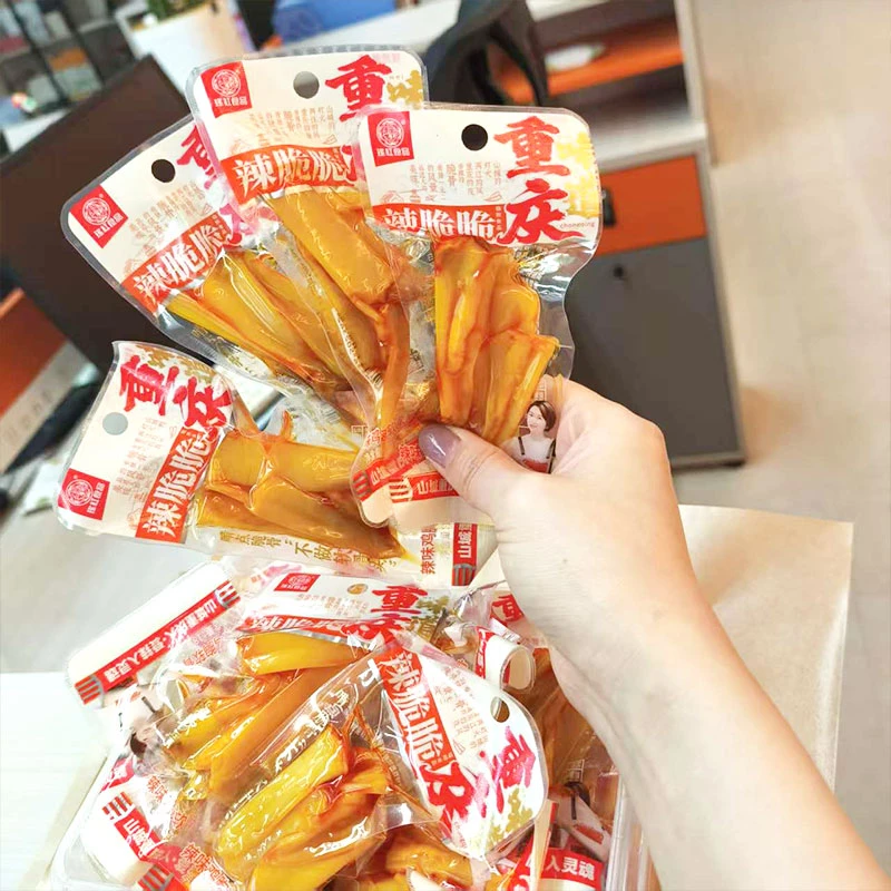 瑶红辣脆脆香辣鸭胸软骨三角骨网红零食麻辣食品重庆味道麻辣小吃