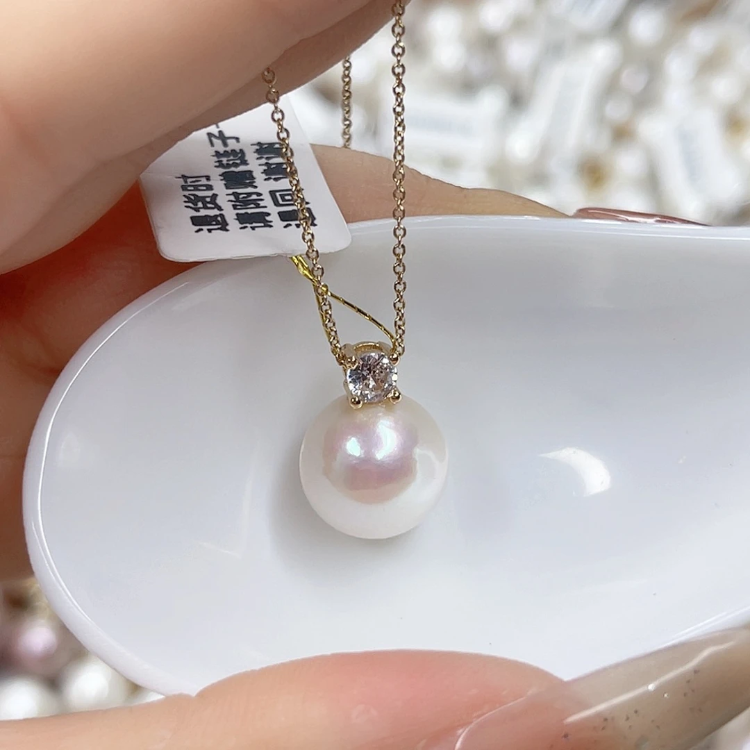 淡水珍珠合金吊坠(赠链)