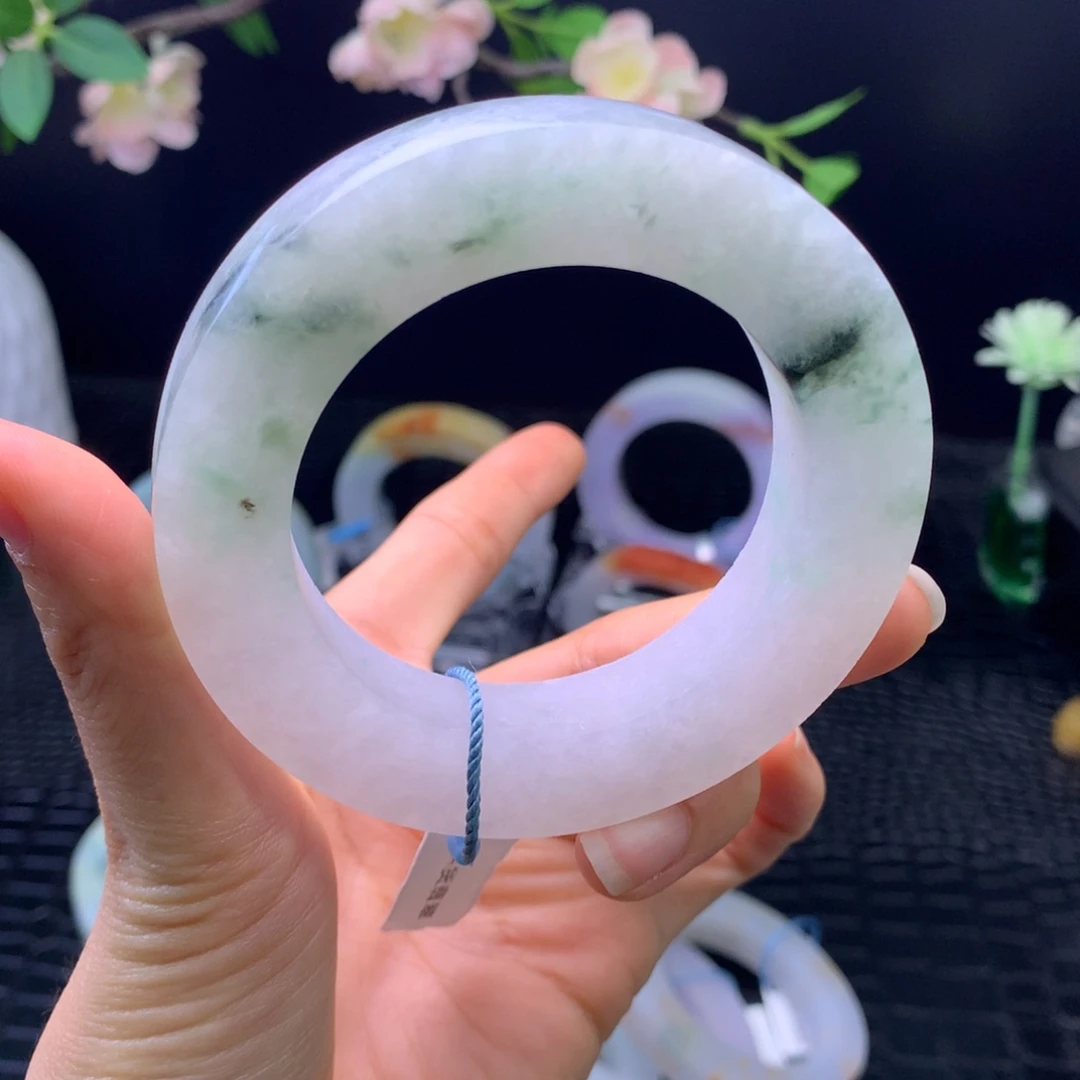 定制翡翠未镶嵌手镯55-68