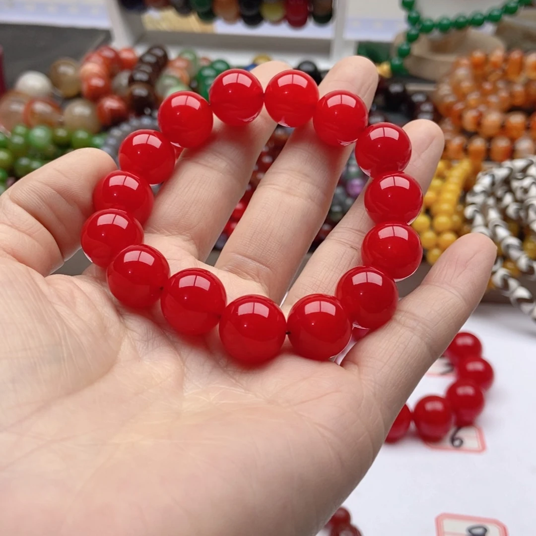 【闪购商品】玛瑙/玉髓手链未镶嵌月*胧