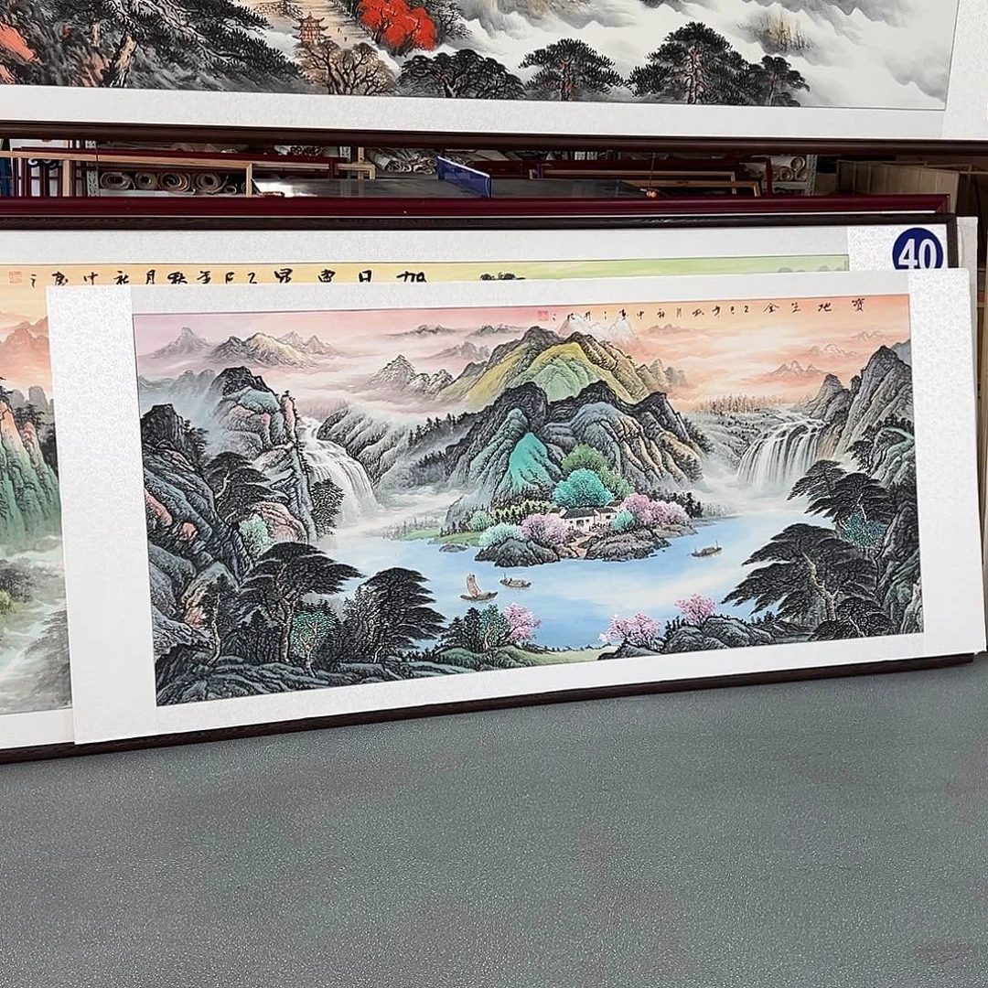 小***n国画手绘保证假一罚万