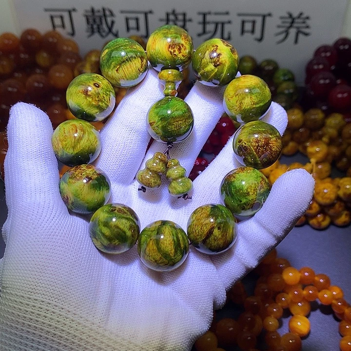 手串/手链松木（琥珀木）2.0 水墨丹青高货