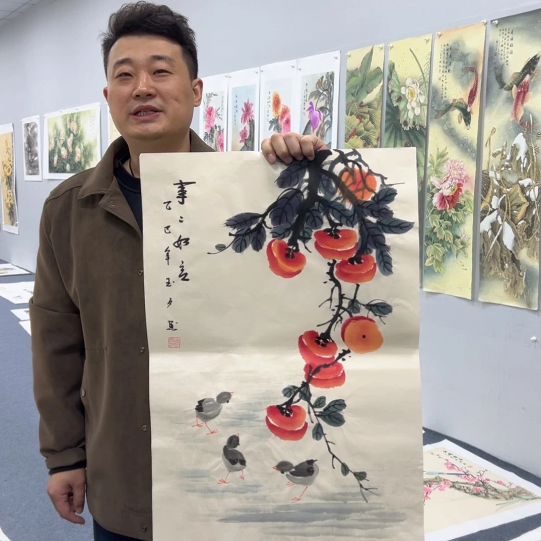 国画国画作品宣纸纯手绘