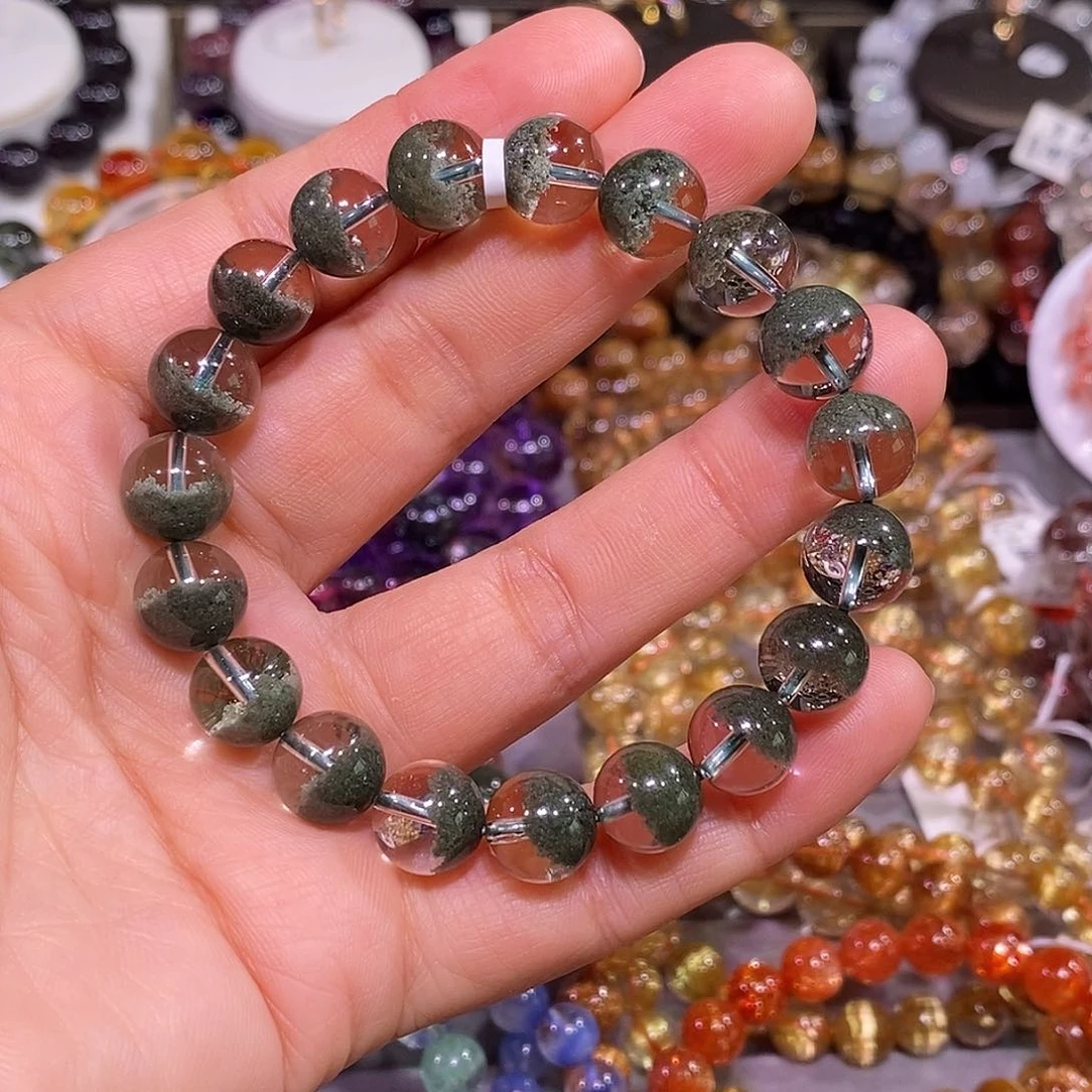 未镶嵌手链水晶绿幽灵10