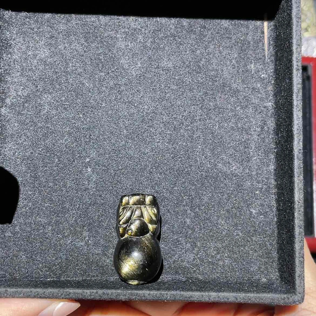 【闪购商品】未镶嵌黑曜岩珠宝奇石改*吧