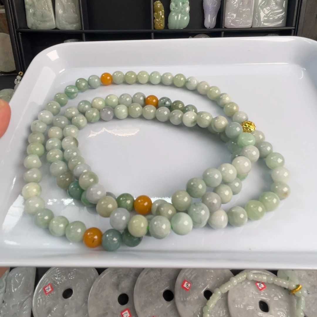 翡翠未镶嵌吊坠(不含链)微瑕