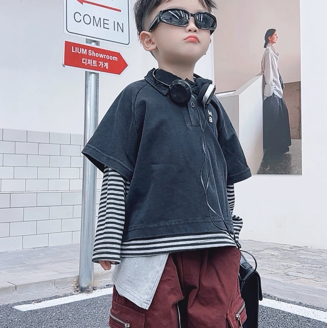 【棉逗熊品牌】男童韩版秋季休闲男童百搭卫衣-16129
