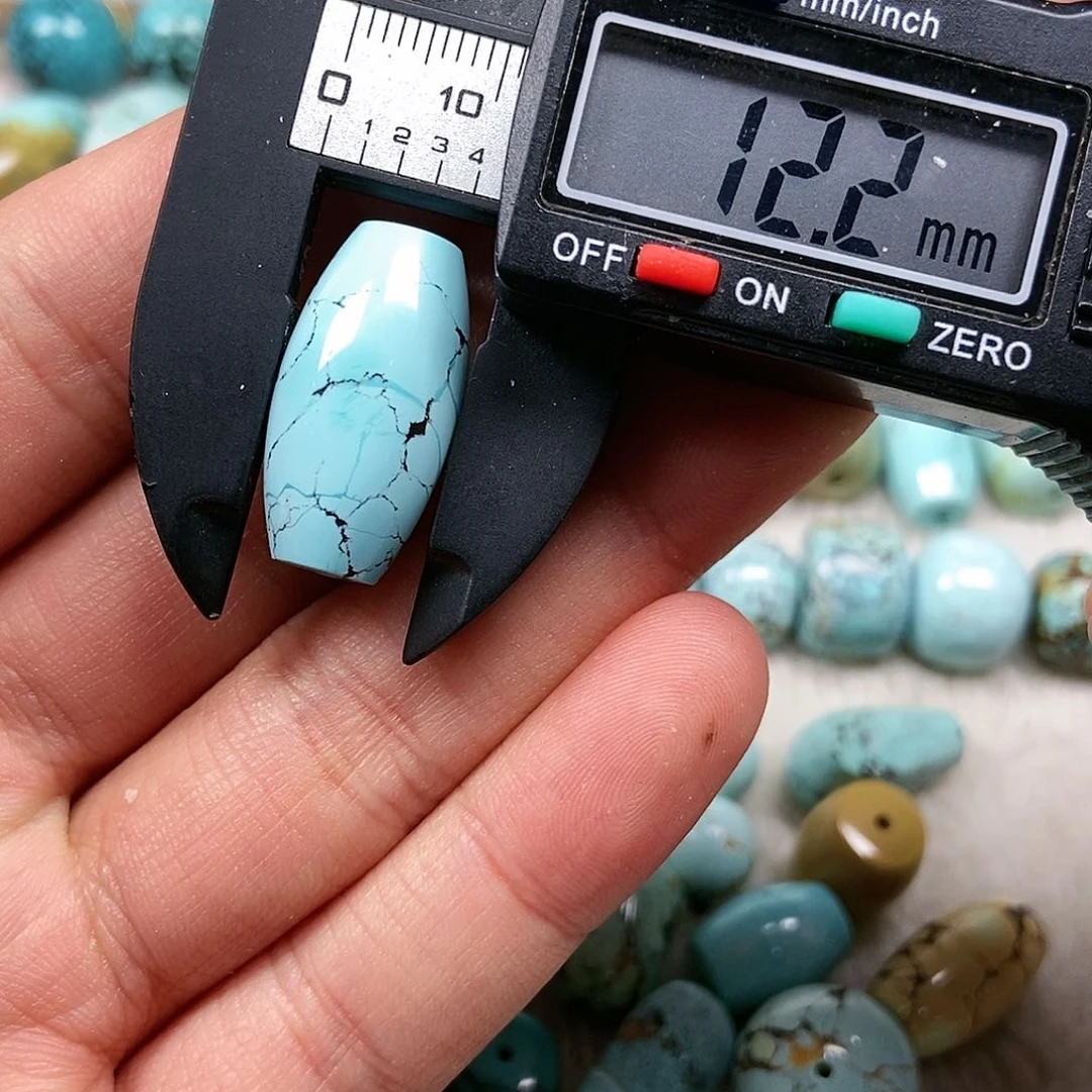 未镶嵌绿松石珠宝半成品