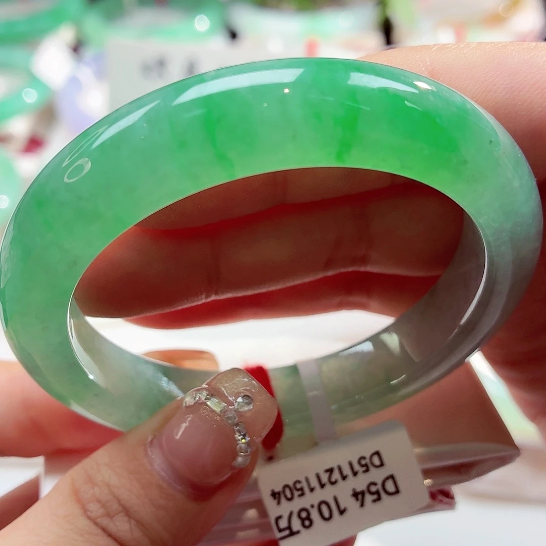 翡翠未镶嵌手镯性价比超高88-63