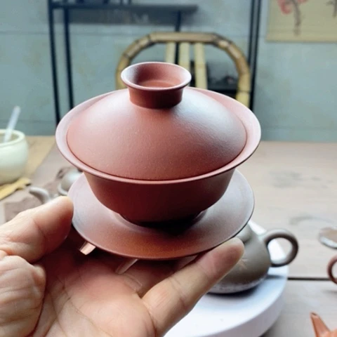 茶壶红泥盖碗红降坡泥
