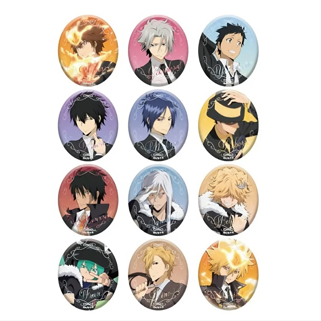 【家庭教师】椭圆烫金吧唧徽章