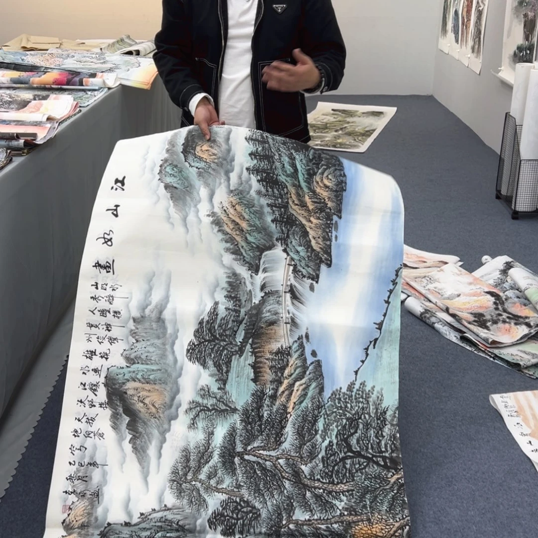 国画国画作品宣纸纯手绘