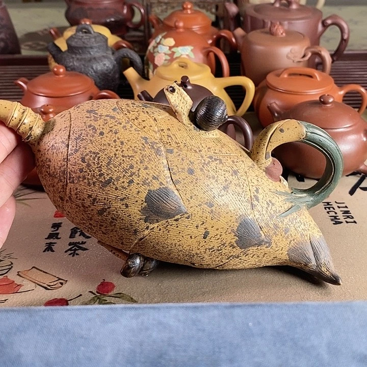 茶壶紫砂有***叔紫砂的微瑕