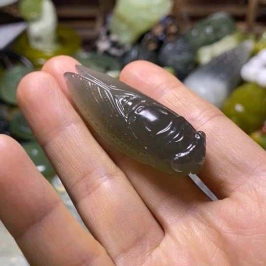 岫玉未镶嵌岫玉颈饰