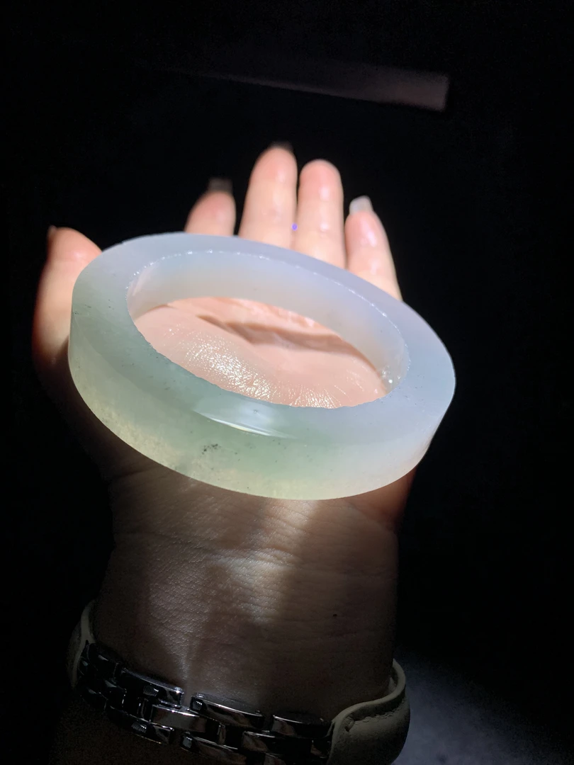 天然a货翡翠手镯毛坯定制（私拍不发货）
