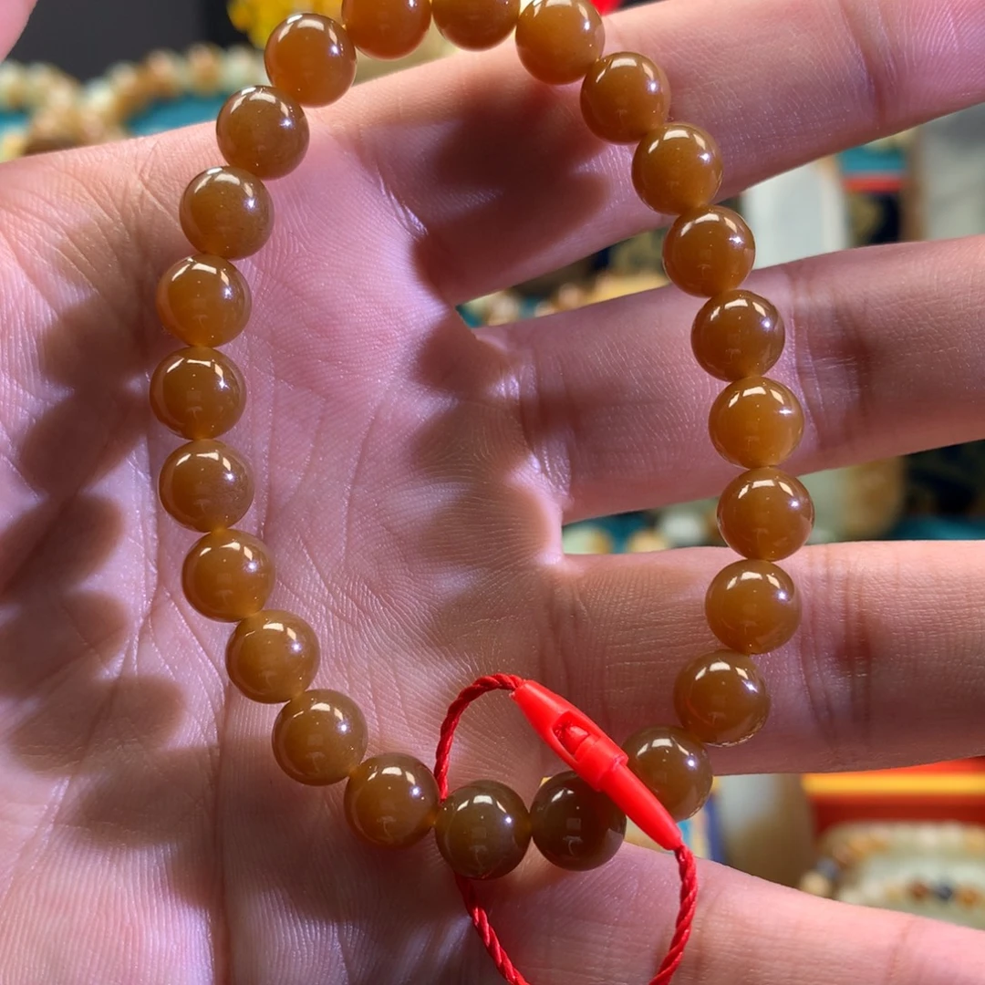 和田玉（糖玉）未镶嵌手链