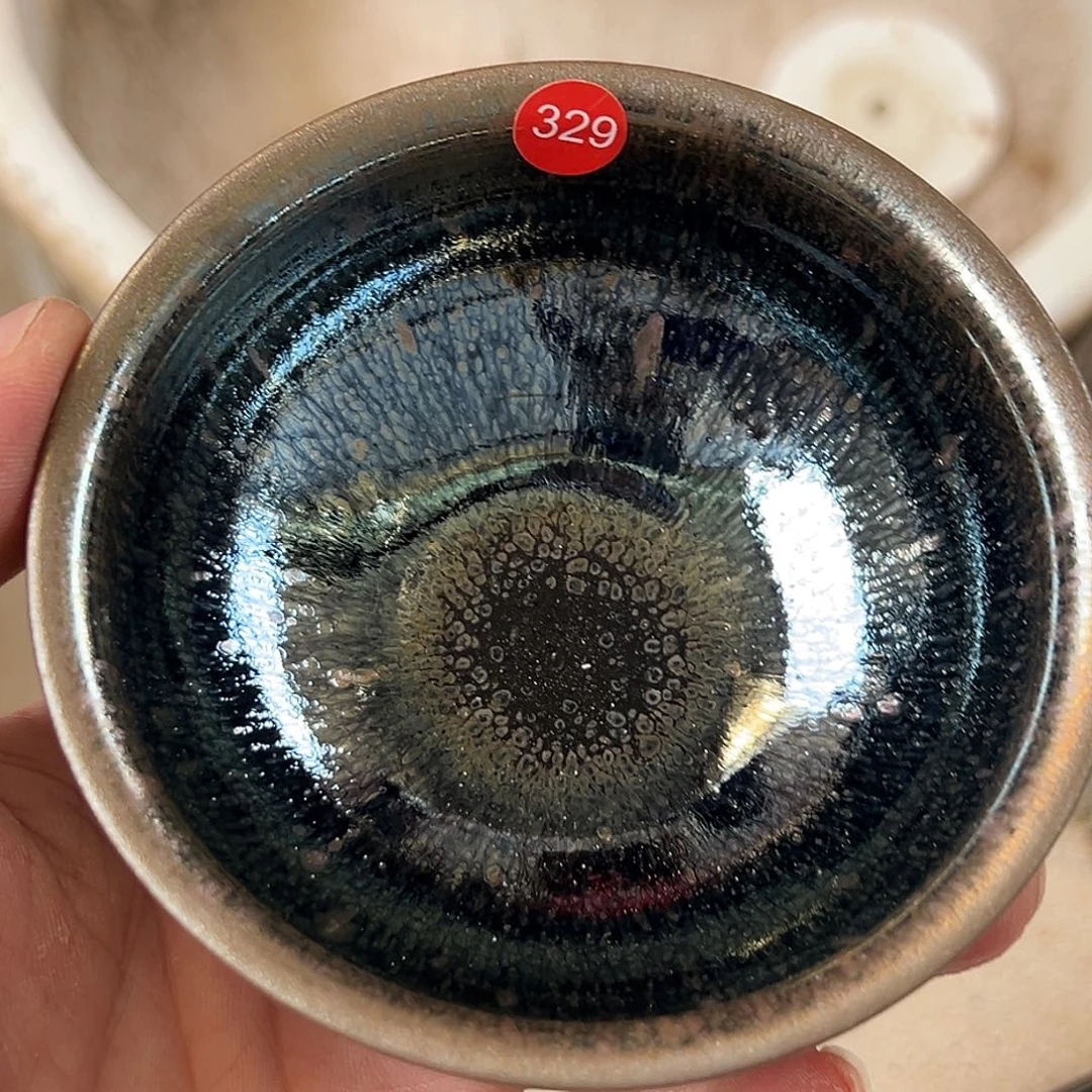 茶盏329 建窑建盏田晰龙窑