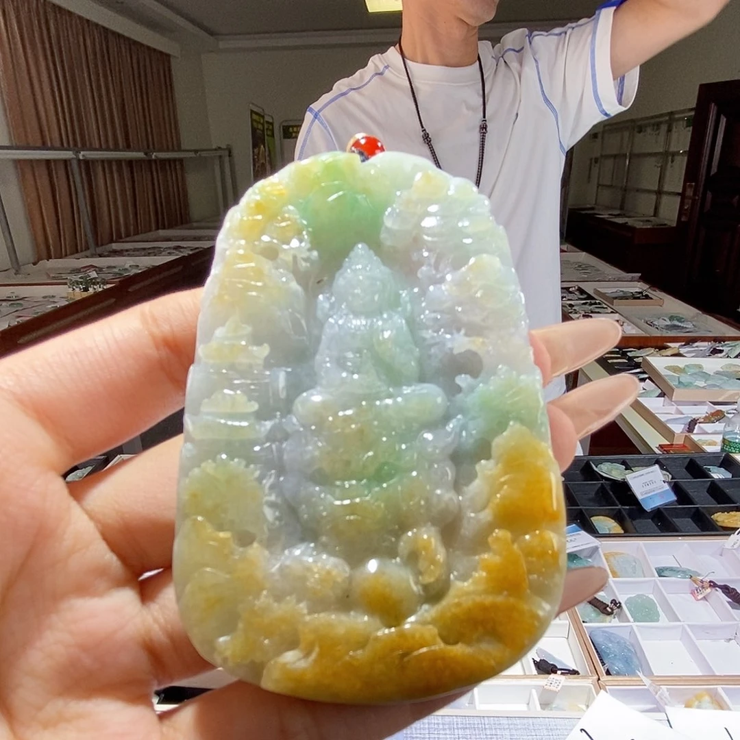 翡翠未镶嵌颈饰翡翠