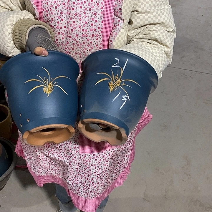 紫砂花盆紫砂花盆