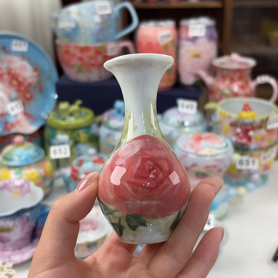 景德镇手绘高温釉下彩陶瓷茶具