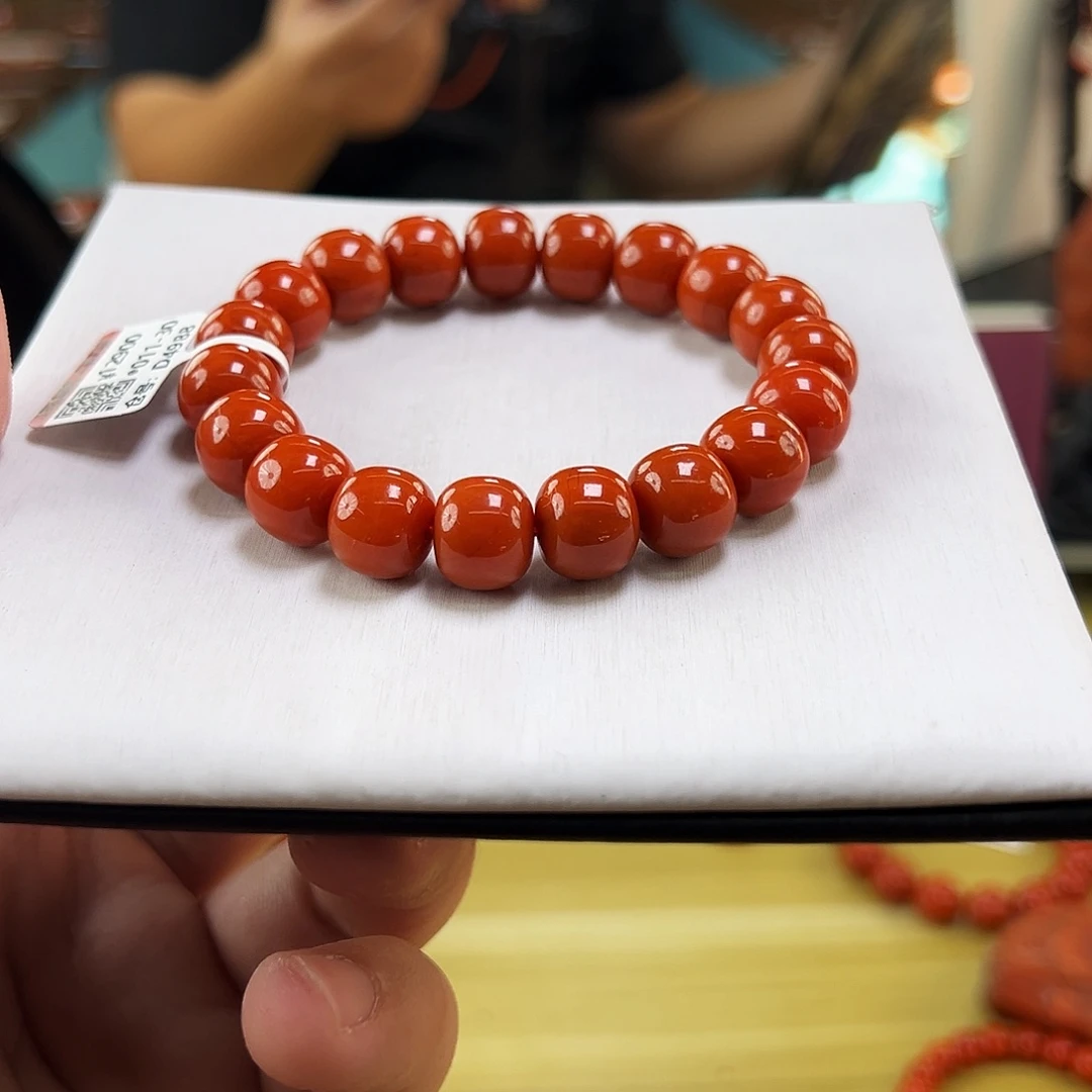 南红玛瑙未镶嵌手链11mm+