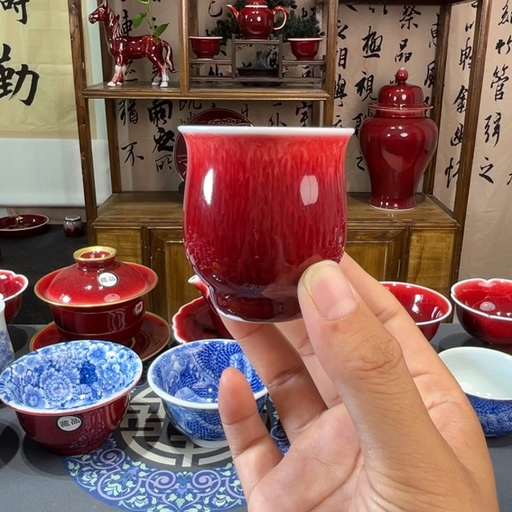 景德镇陶瓷浅行闻香杯