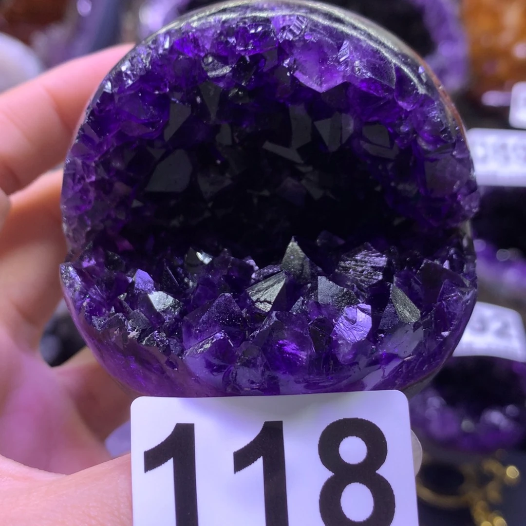 未镶嵌紫晶摆件水晶
