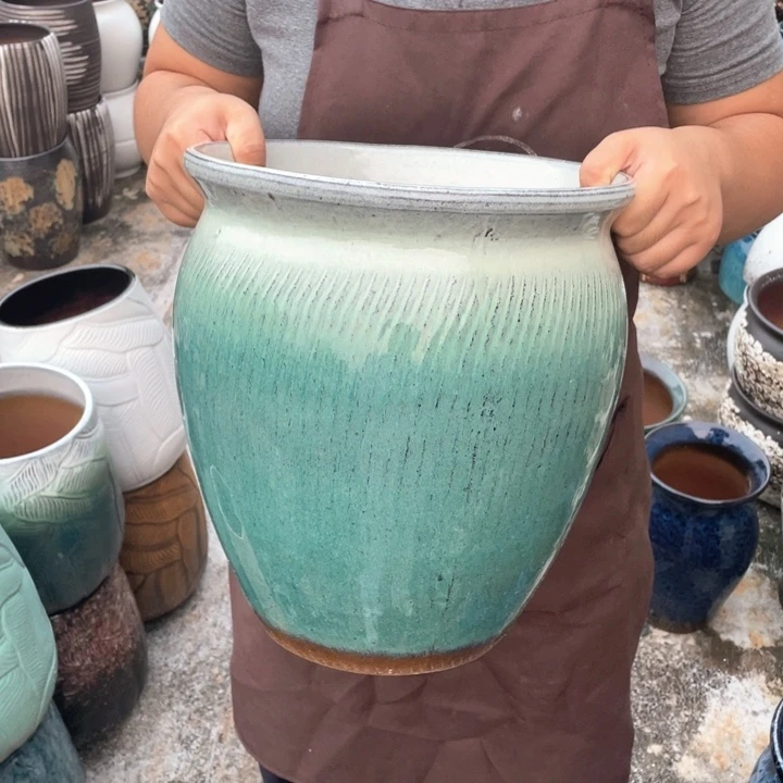 紫砂花盆口27高30正品正品