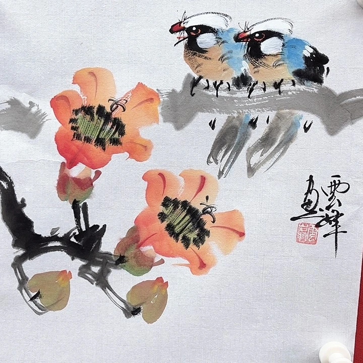 国画国画作品纯手绘