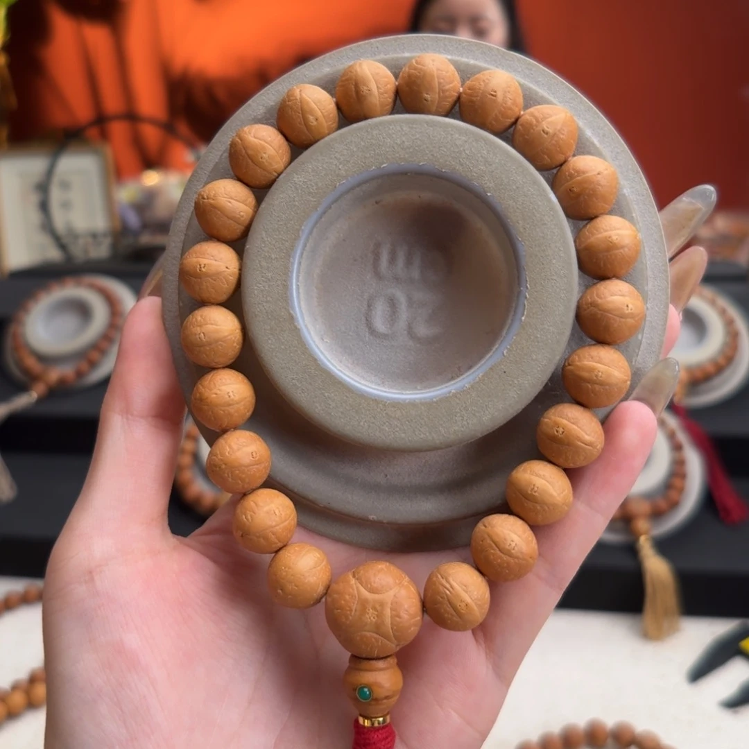 手串凤眼菩提12.5mm铁籽单圈素串精挑