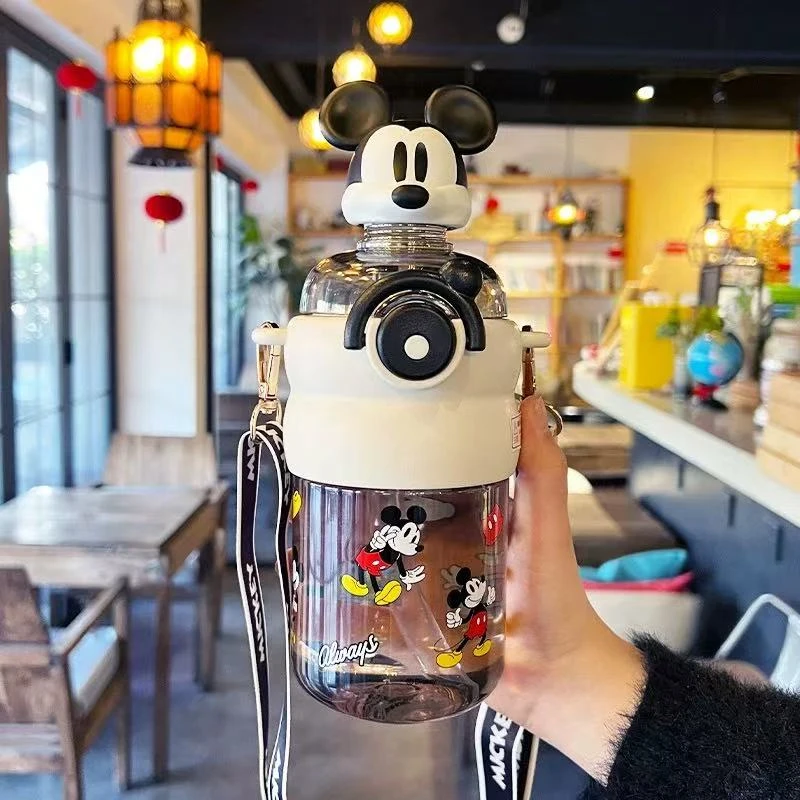 透明防喷溅tritan600ML吸管杯45347