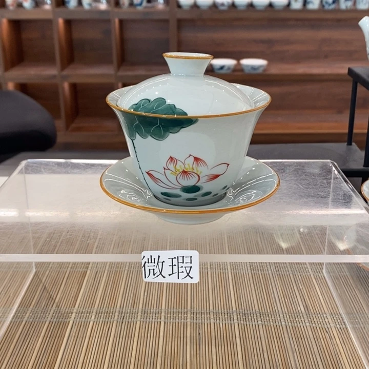 釉下老陶泥手工绘制