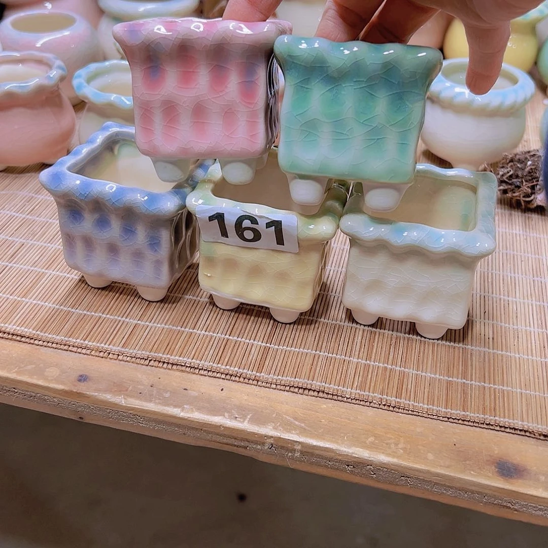 红陶陶瓷花盆当场满12包邮