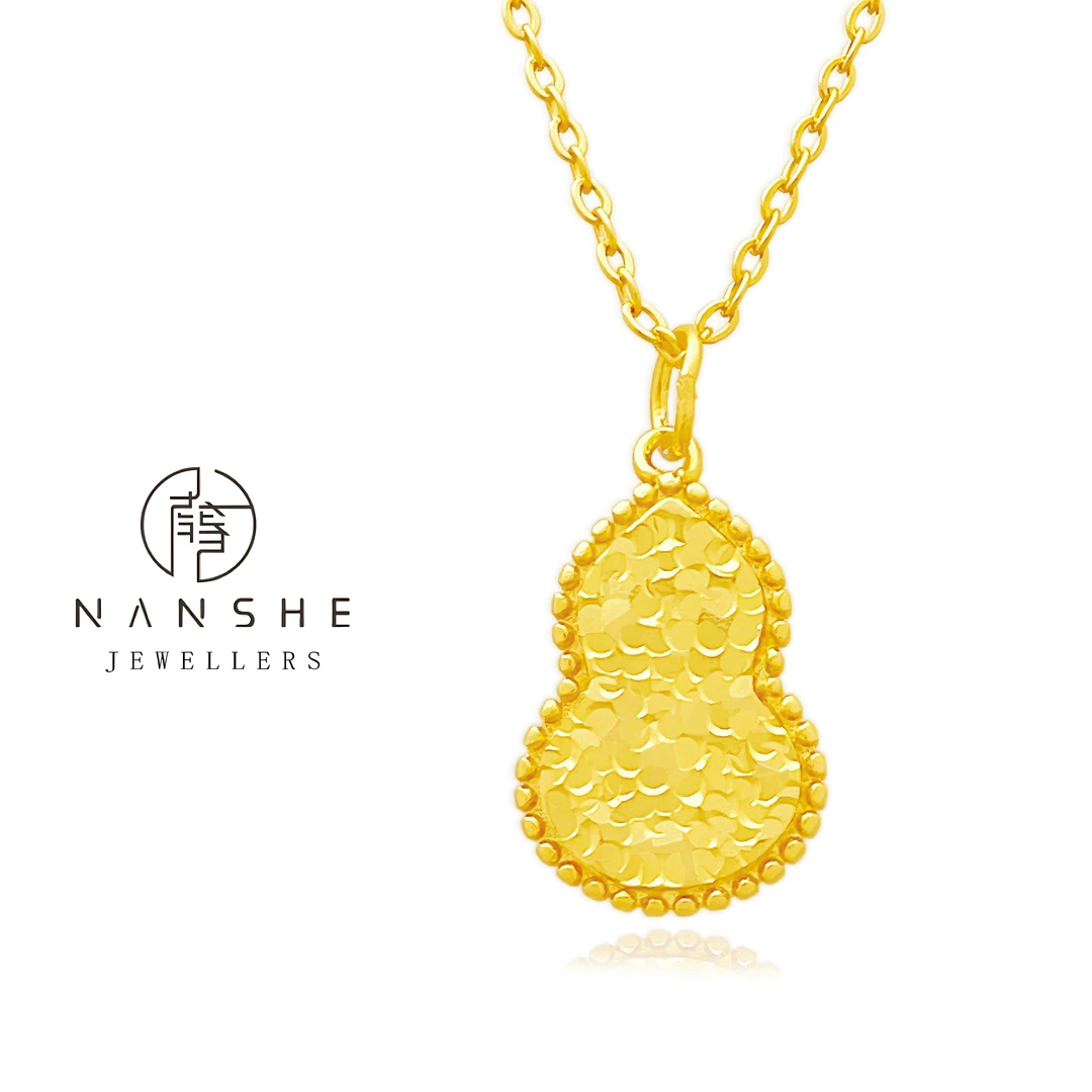 NANSHE/南奢 金色葫芦时尚项链百搭轻奢 L906