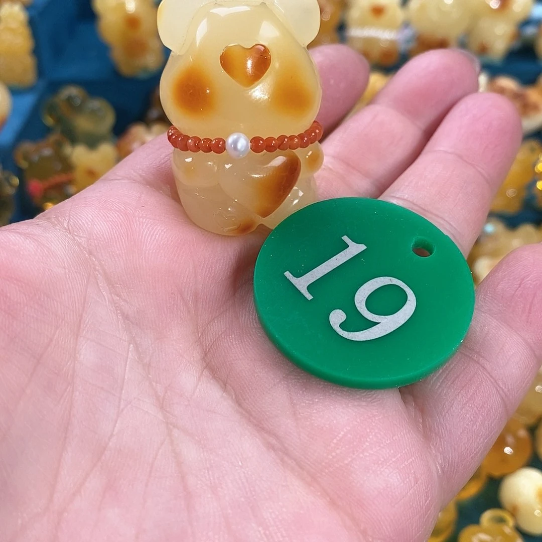 琥珀颈饰未镶嵌樱***桃裸石