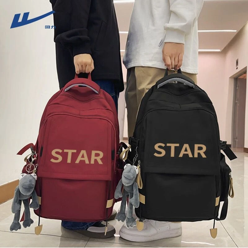 Warrior/回力双肩包初高中大学生书包学院风旅行包轻便电脑包新款