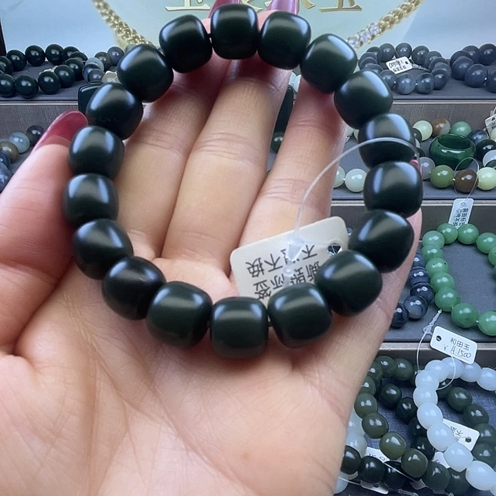 和田玉未镶嵌手链