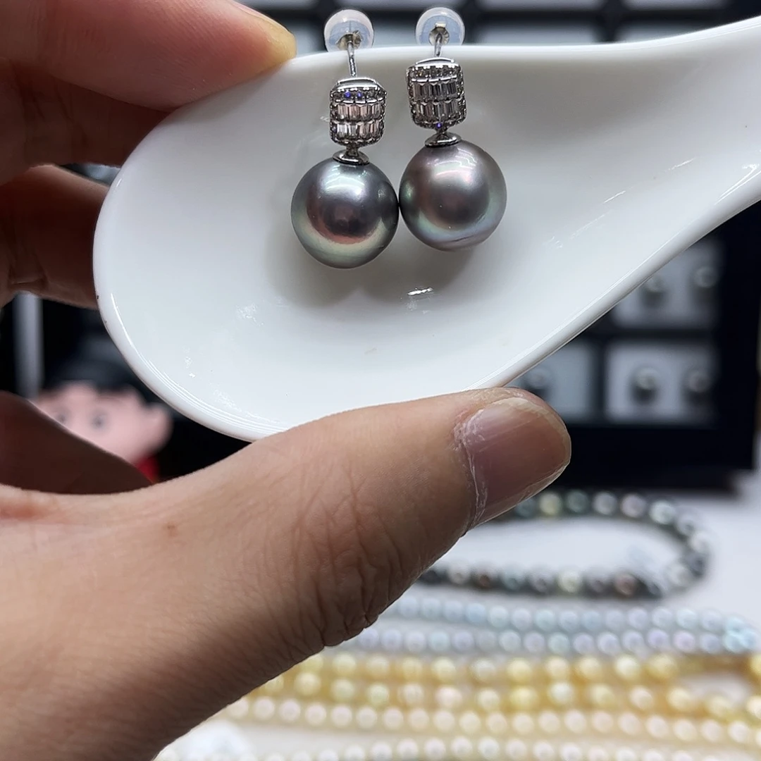 未镶嵌耳饰海水珍珠