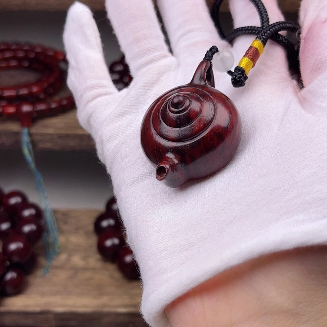 马***计檀香紫檀（小叶紫檀）印度小叶紫檀把把壶