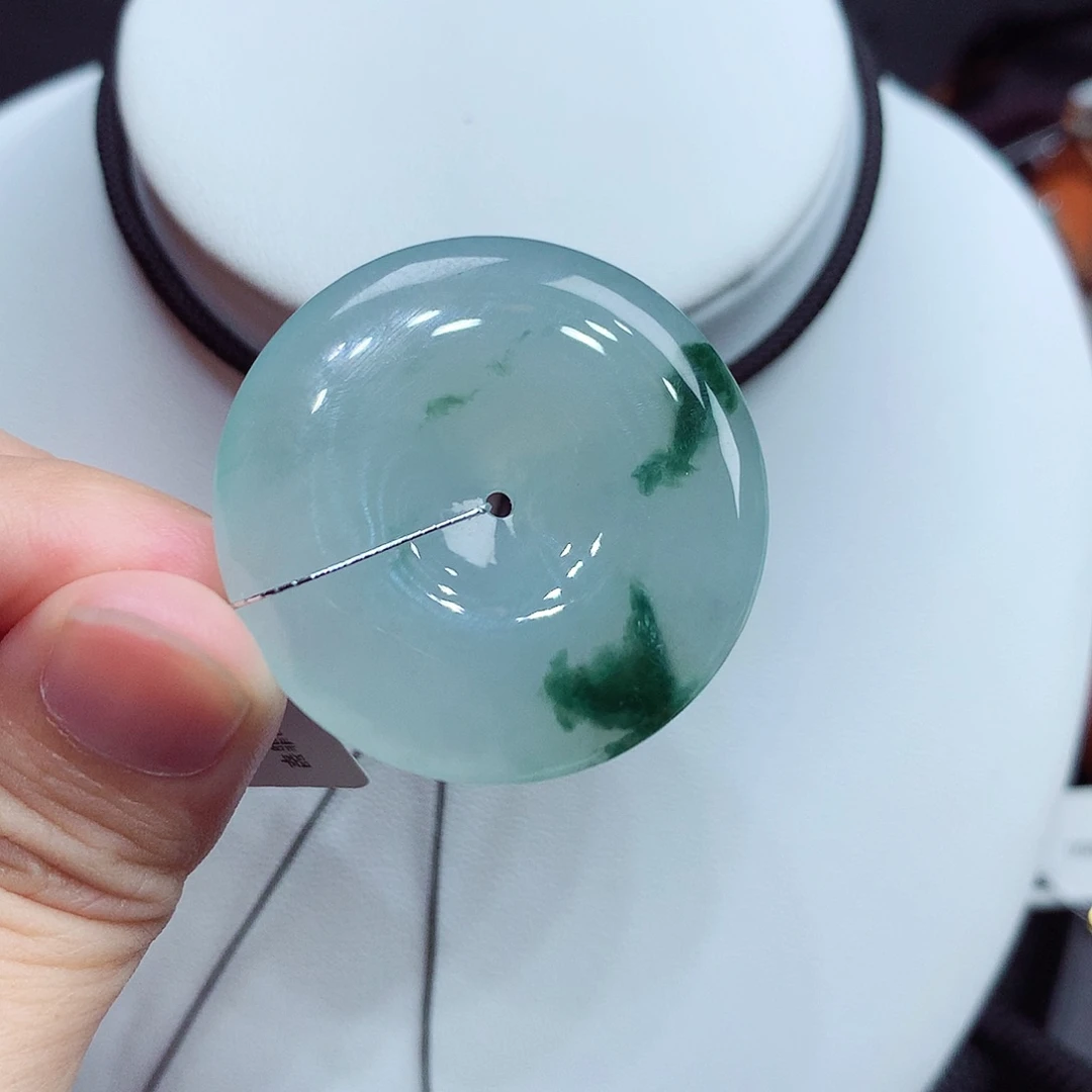 翡翠未镶嵌颈饰翡翠34，34.2/6