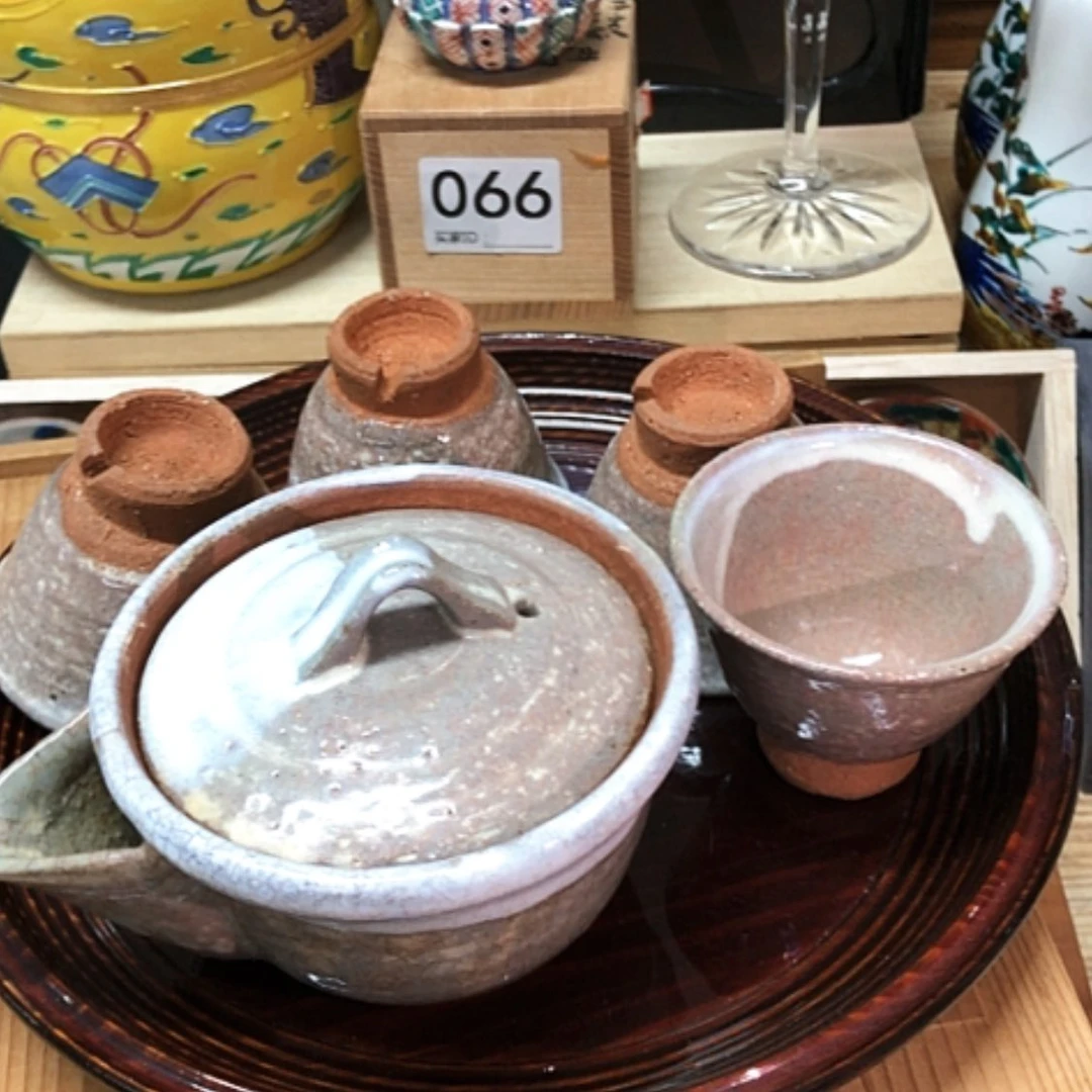 【闪购商品】碗有使用痕迹六件套萩烧