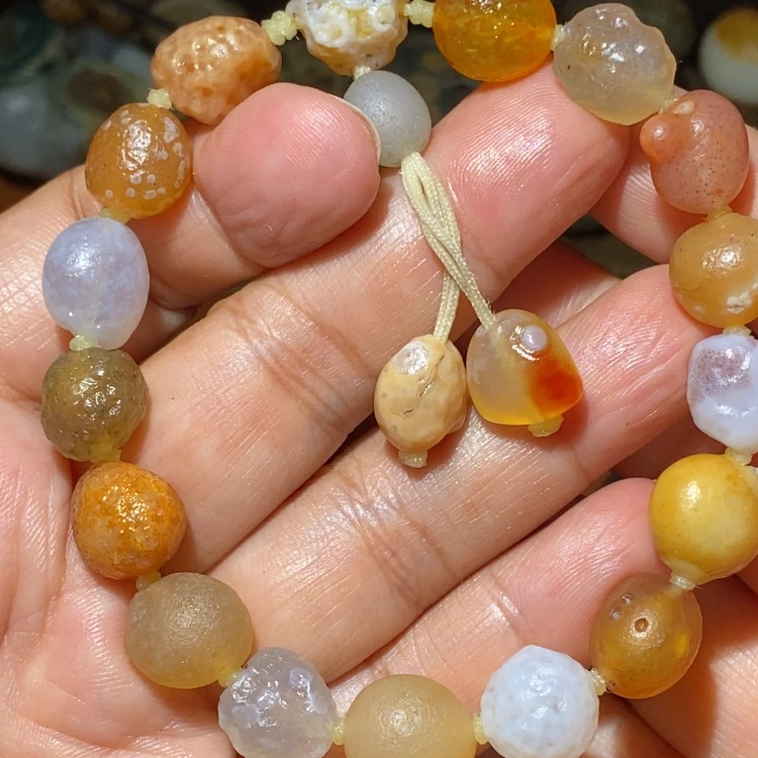 未镶嵌玛瑙/玉髓珠宝半成品