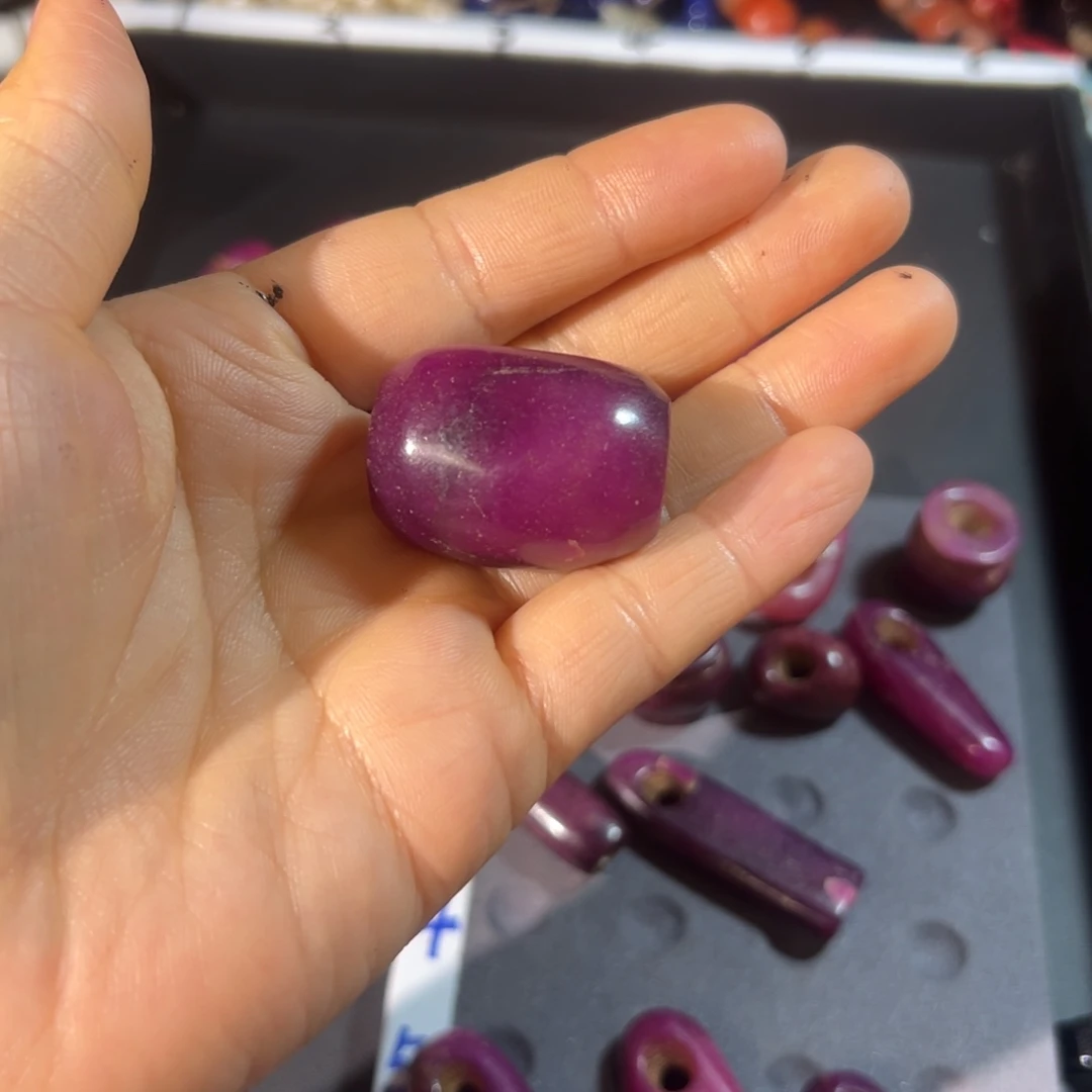 善***果玛瑙/玉髓合金颈饰