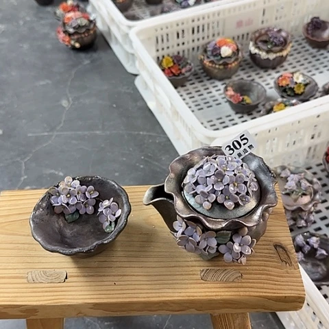 山泉造物手工制作柴烧305一套