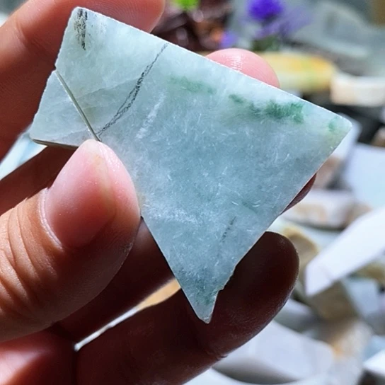 散珠翡翠边角料254